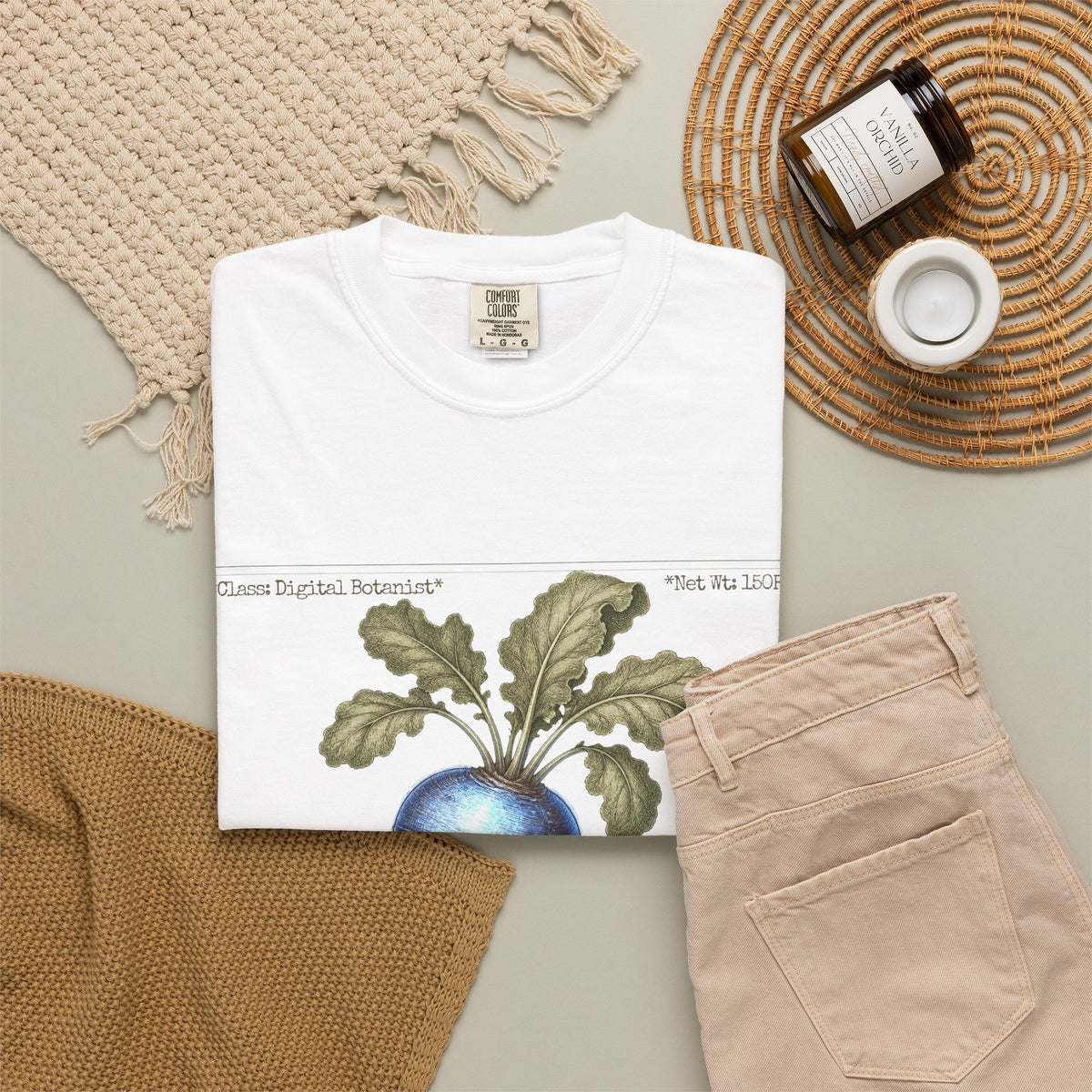 Support Your Local Digital Farmer T-Shirt — Blue Root Veggie Graphic